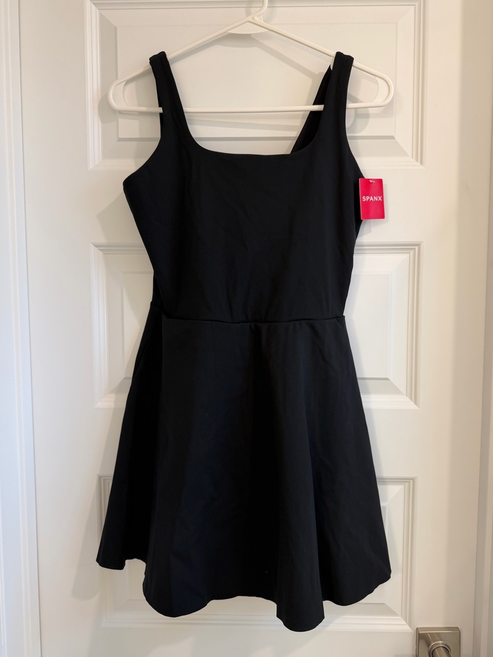 SPANX Get Moving Square Neck Tank Dress